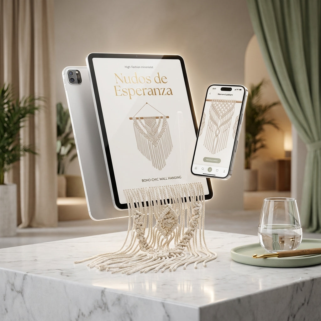 Nudos de Esperanza: El Método de Macramé Terapéutico para Sanar y Emprender